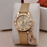 Women Watch With Swan Pendant