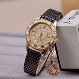 Women Watch With Swan Pendant