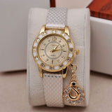 Women Watch With Swan Pendant