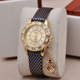 Women Watch With Swan Pendant