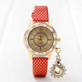 Women Watch With Swan Pendant