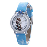 Child Watch Leather Belt Cartoon