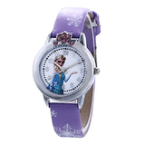 Child Watch Leather Belt Cartoon