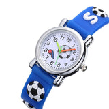 Children Watch Waterproof  3D Football Engraved