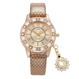 Women Watch With Swan Pendant